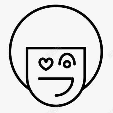 男孩表情符号爱图标icon 男孩表情符号爱图标