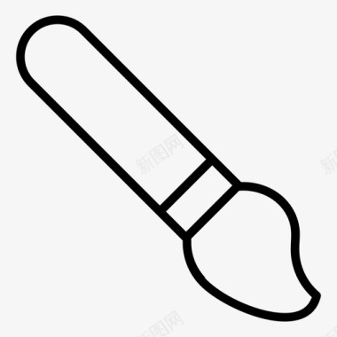 画笔矢量编辑图标icon 画笔矢量编辑图标