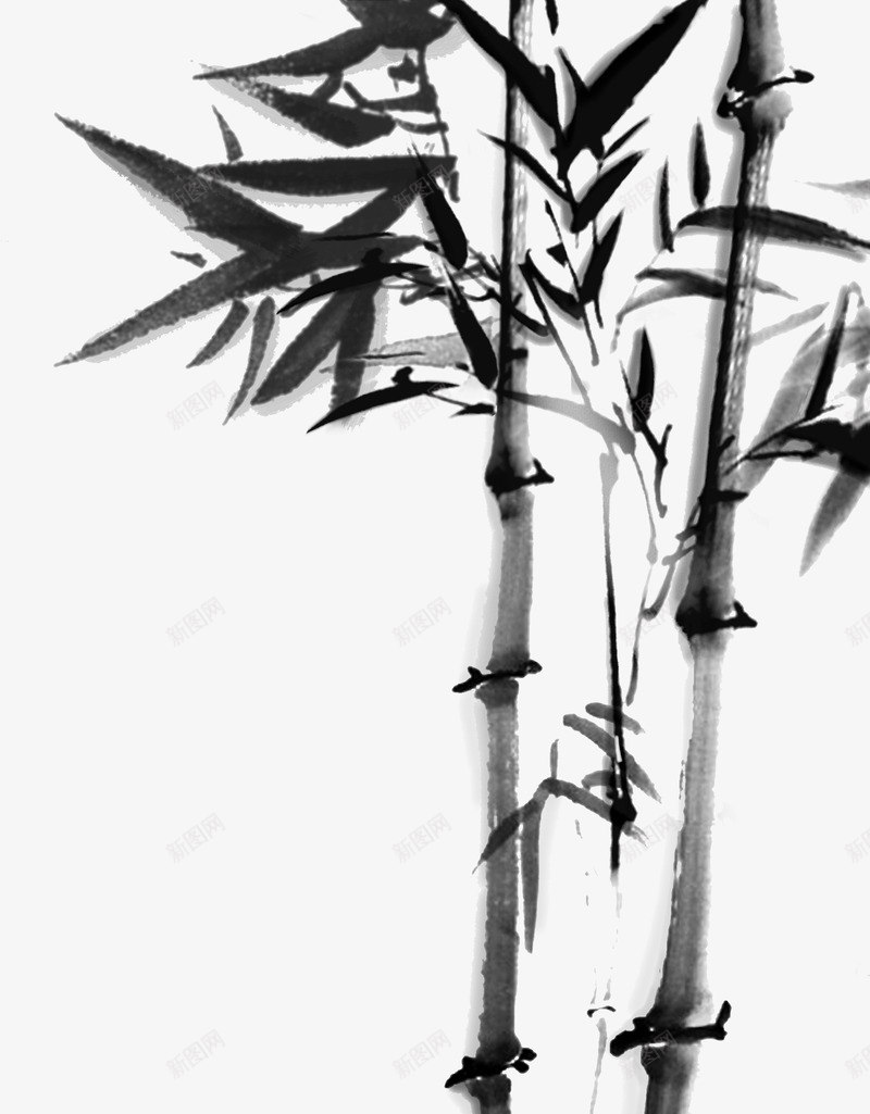 中国风竹子水墨山水国画水墨竹叶428png免抠素材_88icon https://88icon.com 水墨 中国 国风 竹子 山水 国画 竹叶