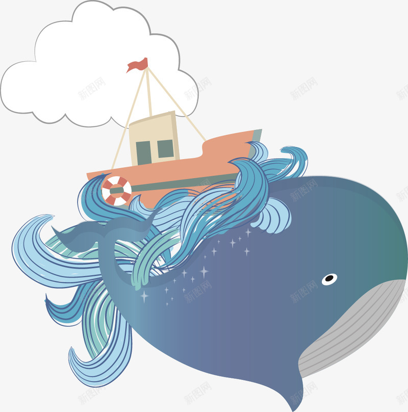 水彩卡通手绘海底海洋鲸鱼植物矢量印刷AI图案剪贴画png免抠素材_88icon https://88icon.com 水彩 卡通 手绘 海底 海洋 鲸鱼 植物 矢量 印刷 AI 图案