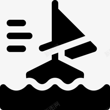 帆船水上运动5装满图标icon 帆船水上运动5装满图标