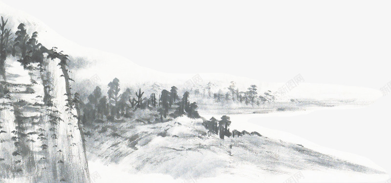 中国古风水墨山水免扣透明插画后期美化PS设计317png免抠素材_88icon https://88icon.com 中国 古风 水墨 山水 免扣 透明 插画 后期 美化 PS 设计