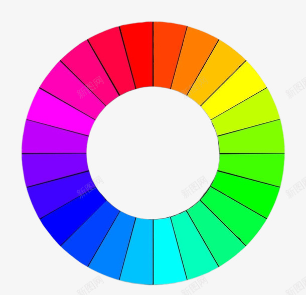 所有颜色的色环png免抠素材_88icon https://88icon.com 颜色 色环 红 黄