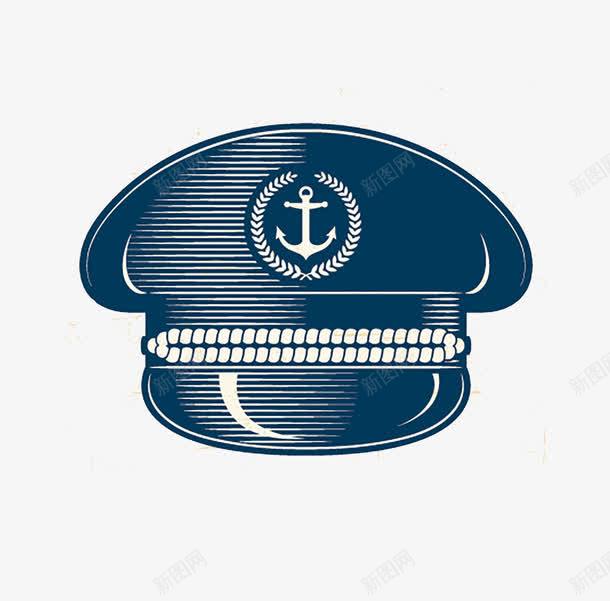 军帽png免抠素材_88icon https://88icon.com 军帽 标志 海军 蓝色