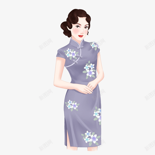 复古风旗袍古典美女png免抠素材_88icon https://88icon.com 复古 风旗 袍古 典美女
