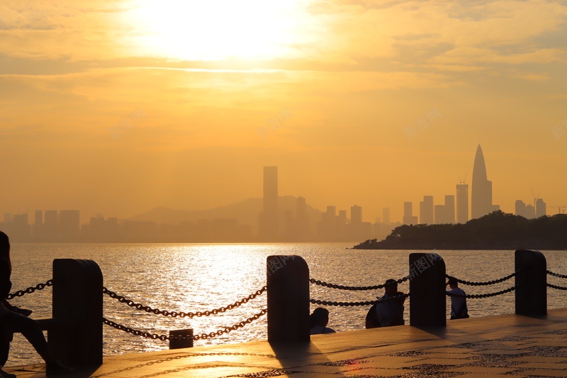 深圳湾海边晚霞jpg设计背景_88icon https://88icon.com 深圳湾 晚霞 半晚 海边