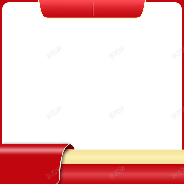 京东电商促销主图元素800x800psd免抠素材_88icon https://88icon.com 主图 主图背景框 新图网详情 电商 红色边框