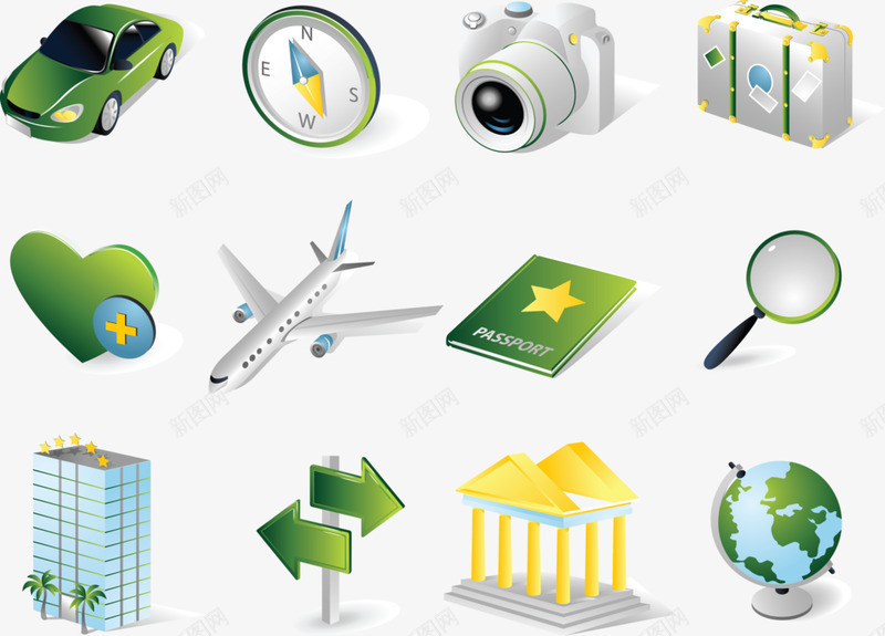 精美旅游图标网页汽车飞机相机S库png_88icon https://88icon.com 精美 旅游 旅游图 图标 网页 汽车 飞机 相机