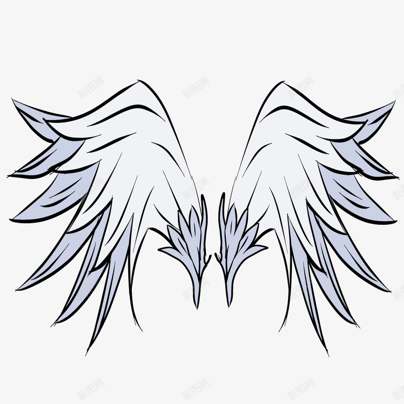 手绘白色羽毛漂浮png免抠素材_88icon https://88icon.com 白色 羽毛 漂浮 增效 唯美 天使 翅膀