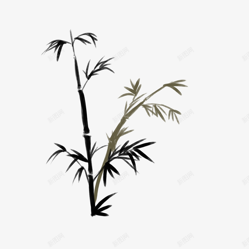 中国风水墨竹子古风竹叶竹林水彩手绘插画免扣PS设计png免抠素材_88icon https://88icon.com 中国 国风 水墨 竹子 古风 竹叶 竹林 水彩 手绘 插画 免扣