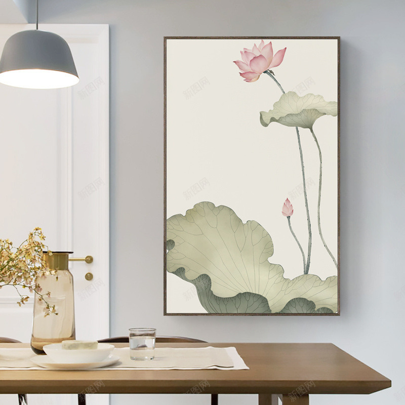 莲之恋新中式禅意客厅装饰画餐厅墙墙画三联画荷花挂画jpg设计背景_88icon https://88icon.com 之恋 新中式 中式 禅意 客厅 装饰画 餐厅 墙墙画 三联 荷花 挂画