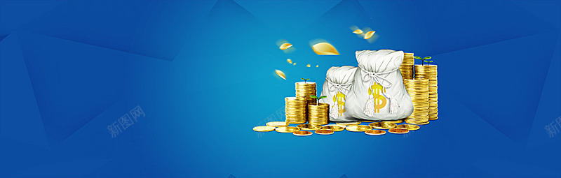 金钱钱币钱袋金融商务蓝色banner装饰海报banjpg设计背景_88icon https://88icon.com 金钱 钱币 钱袋 金融 商务 蓝色 装饰 海报