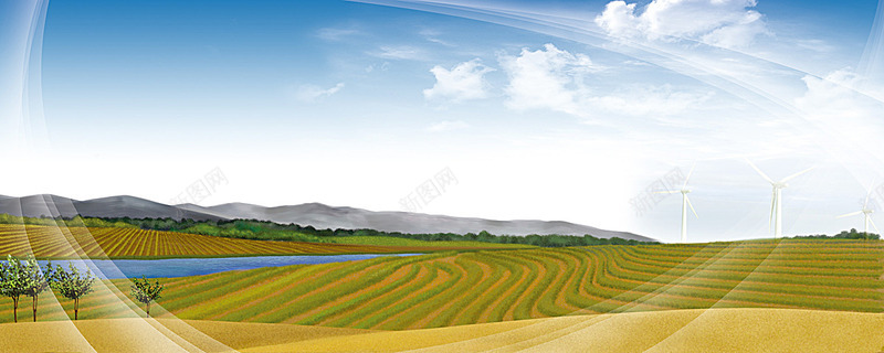农业农田清新banner海报banner文艺小清新jpg设计背景_88icon https://88icon.com 清新 农业 农田 海报 文艺