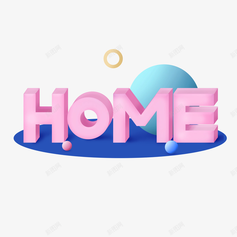 C4D造物几何艺术字HOME可爱兔叽玉兔粉色少女心png免抠素材_88icon https://88icon.com 造物 几何 艺术 可爱 兔叽 玉兔 粉色 少女