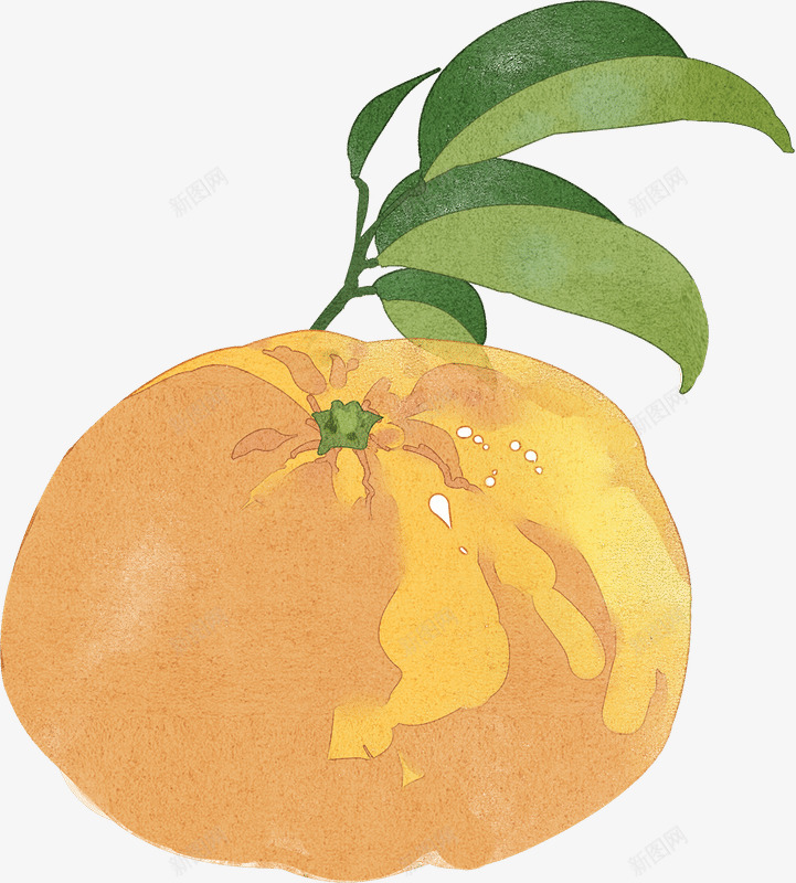 红橙色饮料饮品手绘系列png免抠素材_88icon https://88icon.com 红橙色 饮料 饮品 手绘 系列