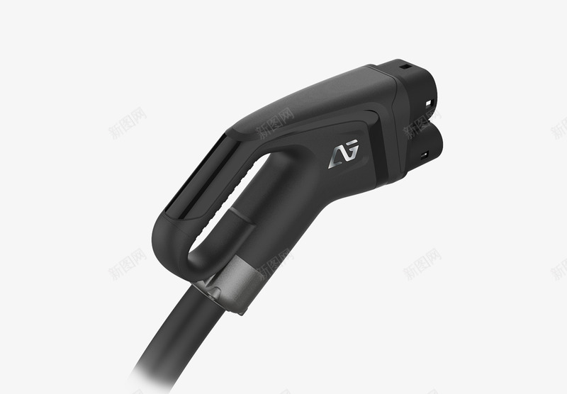 电动汽车充电枪工业设计png免抠素材_88icon https://88icon.com 电动汽车 充电 工业设计