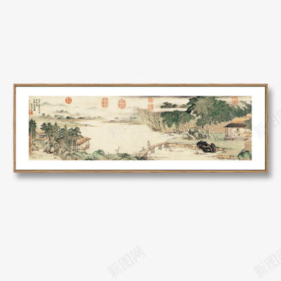 新中式装饰画仇英携琴访友图客厅书房卧室床头沙发墙横png免抠素材_88icon https://88icon.com 新中式 中式 装饰画 仇英 携琴 访友 客厅 书房 卧室 床头 沙发