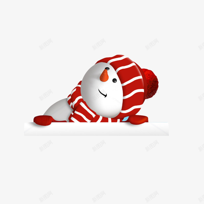 圣诞节带帽子雪人png免抠素材_88icon https://88icon.com 圣诞节 帽子 雪人