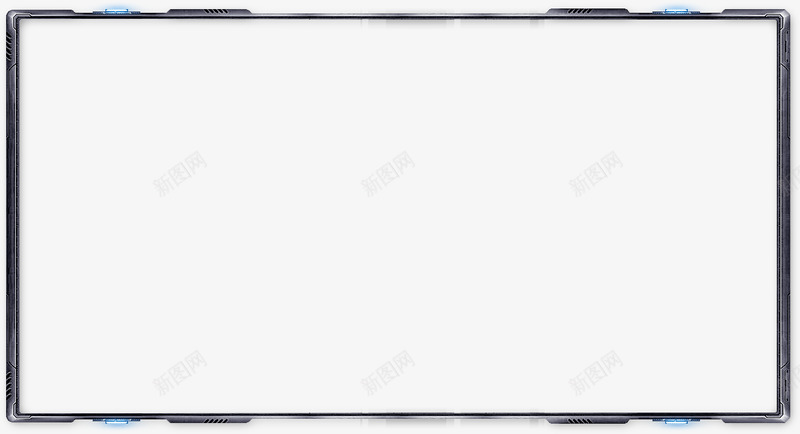 金属质感边框科技框png免抠素材_88icon https://88icon.com 金属 质感 边框 科技