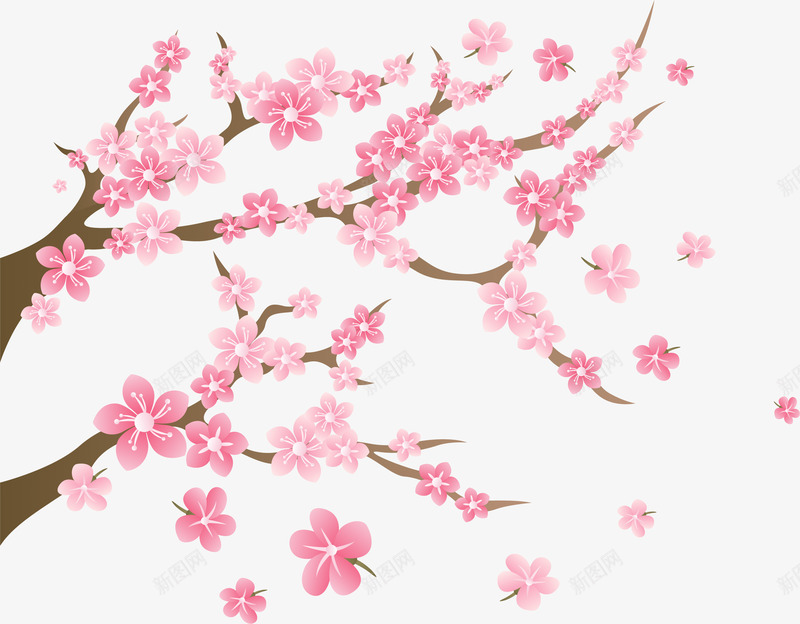 唯美清新樱花花朵png免抠素材_88icon https://88icon.com 唯美 清新 樱花 花朵