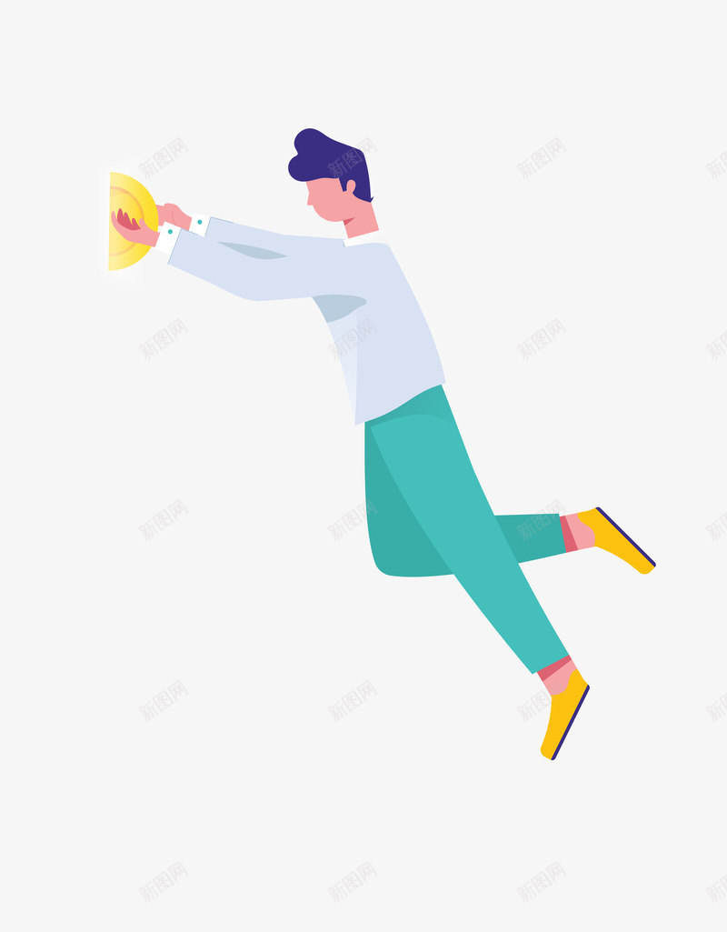 拿金币的小男孩01png免抠素材_88icon https://88icon.com 金币 小男孩