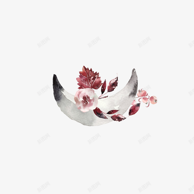 复古艺术装饰水彩画DIY花圈花束等Woodlandpng免抠素材_88icon https://88icon.com 复古 艺术 装饰 水彩画 花圈 花束