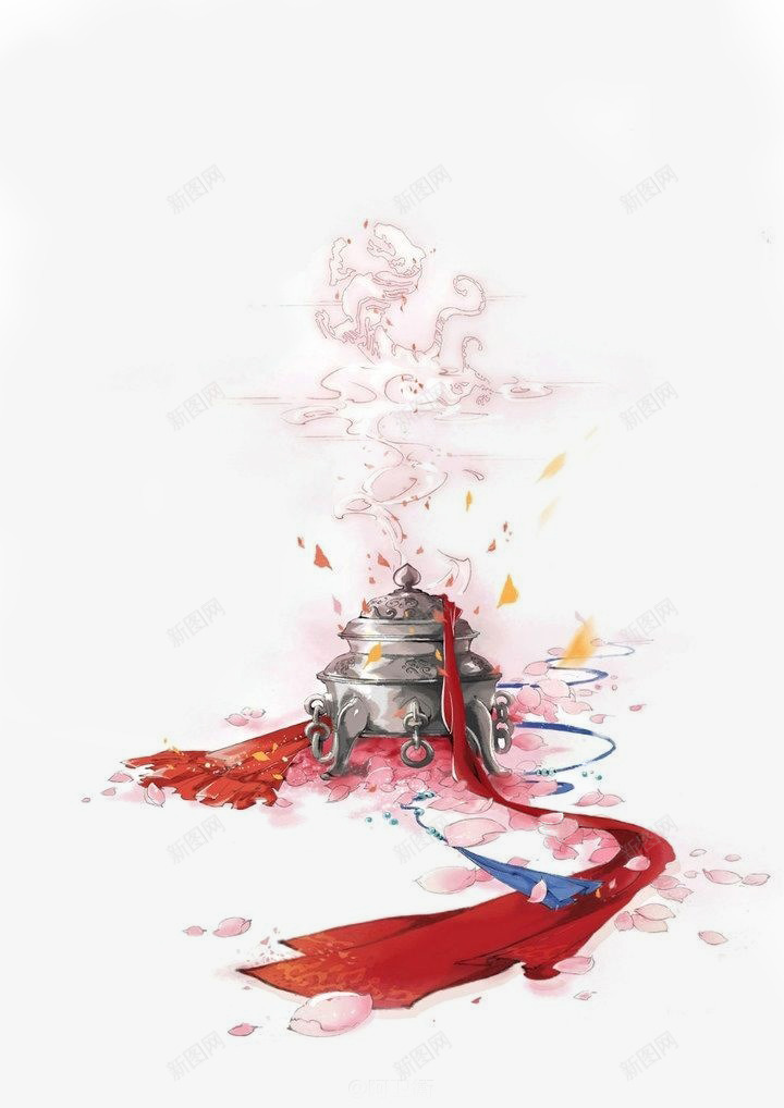 唯美水彩手绘古风花卉插画中国风装饰透明PS设计png免抠素材_88icon https://88icon.com 唯美 水彩 手绘 古风 花卉 插画 中国 国风 装饰 透明 设计
