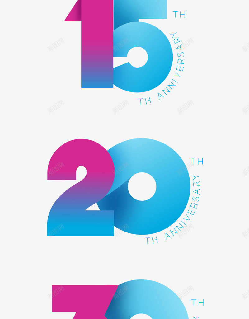 双色多彩渐变周年数字字体矢量插图png免抠素材_88icon https://88icon.com 双色 多彩 渐变 周年 数字 字体 矢量 插图
