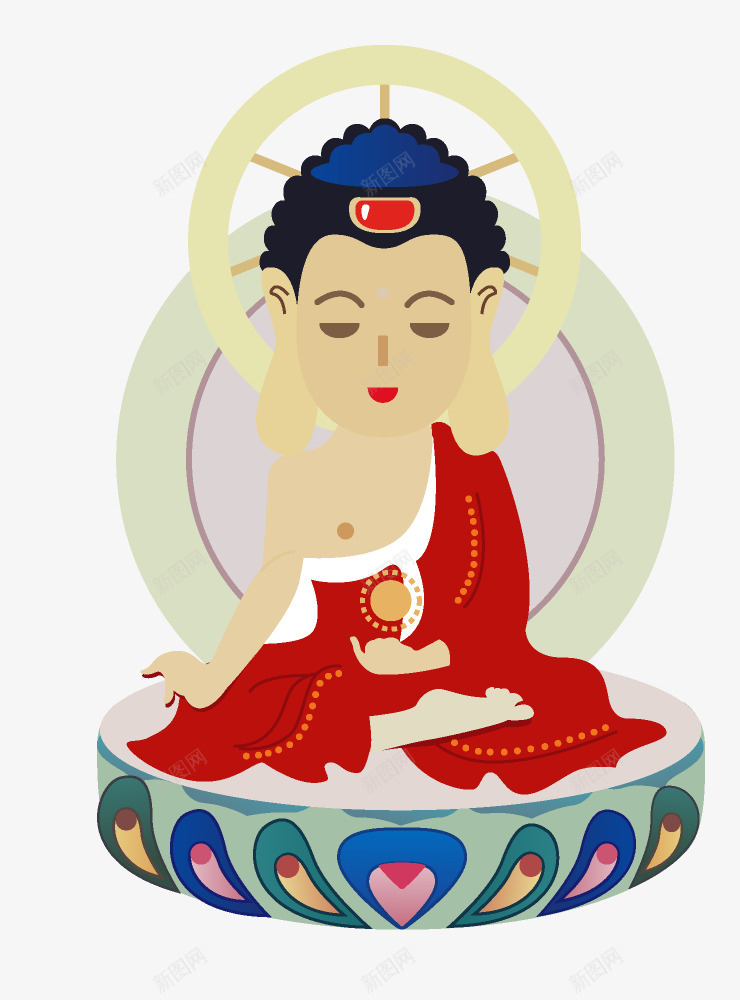 释迦摩尼png免抠素材_88icon https://88icon.com 释迦 摩尼