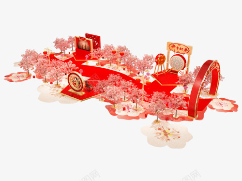 华发商都桃枝摇摇贺新岁高意美陈筑新春png免抠素材_88icon https://88icon.com 华发 商都 桃枝 摇摇 贺新岁 新岁 高意美 陈筑 新春