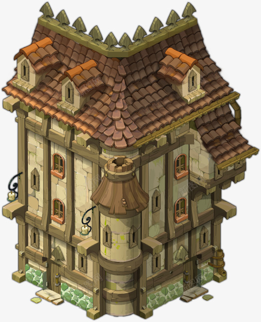 游戏里的古代建筑小楼png免抠素材_88icon https://88icon.com 古代建筑小楼 游戏