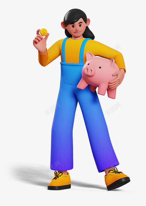 卡通卡通3D立体插画图png免抠素材_88icon https://88icon.com 卡通 立体 插画 画图
