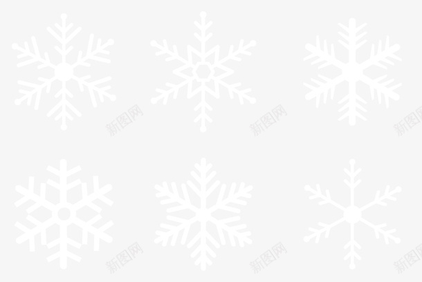 冬天雪花矢量元素png免抠素材_88icon https://88icon.com 冬 冬天 圣诞节 矢量 雪花