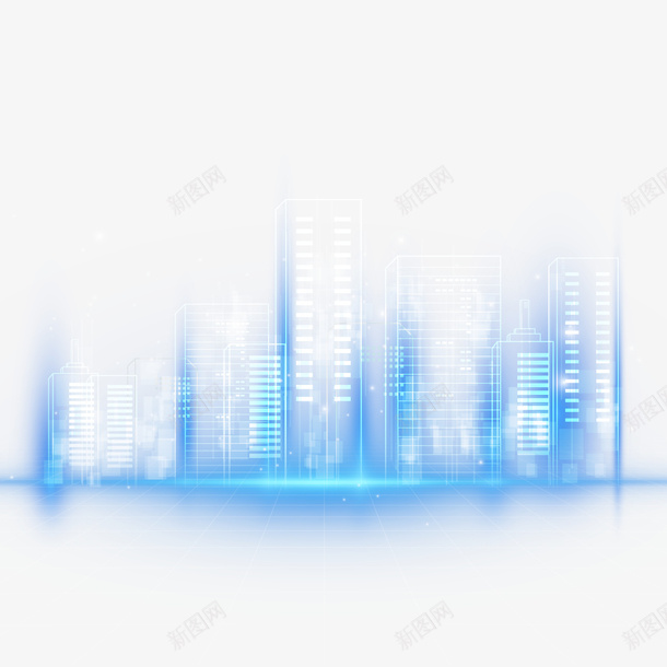 数字化城市建筑png免抠素材_88icon https://88icon.com 信息化 数字城市 新图网详情 智慧城市 科技 虚幻城市