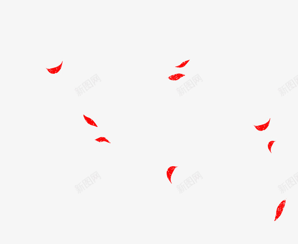 红色的羽毛png免抠素材_88icon https://88icon.com 红色 羽毛 飘逸 点点