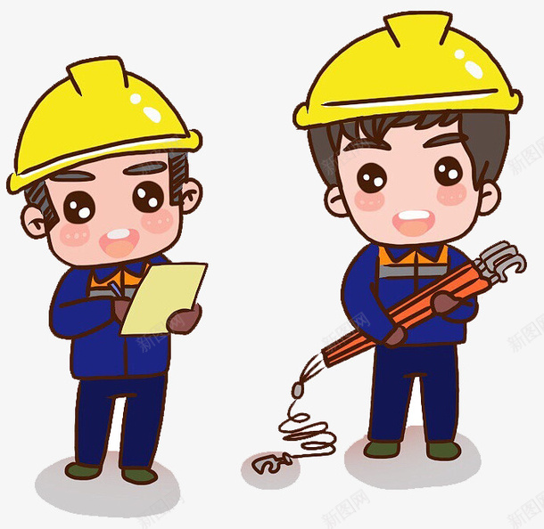 安全卡通人物安全检查png免抠素材_88icon https://88icon.com 企业员工 卡通人物 安全 安全员 安全安心 工人