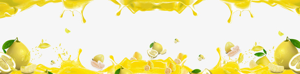 柚子飞溅的液体边框png免抠素材_88icon https://88icon.com 液体 水果 边框 柚子
