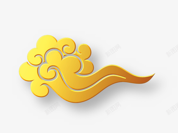 2021祥云装饰png免抠素材_88icon https://88icon.com 一朵祥云 云朵 吉祥 新年 春节
