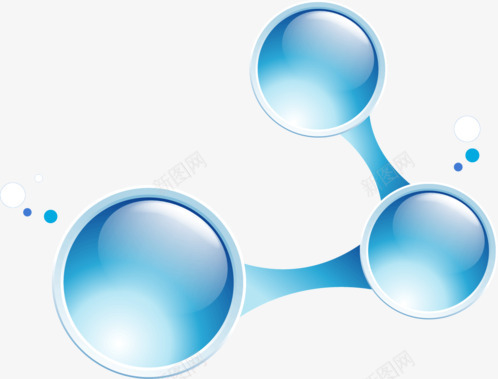 h2o水分子png免抠素材_88icon https://88icon.com 水分 分子