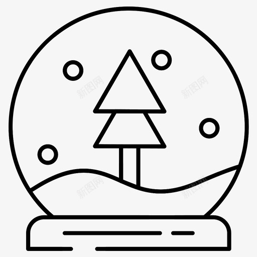 圣诞节碗装饰svg_88icon https://88icon.com 圣诞节 装饰