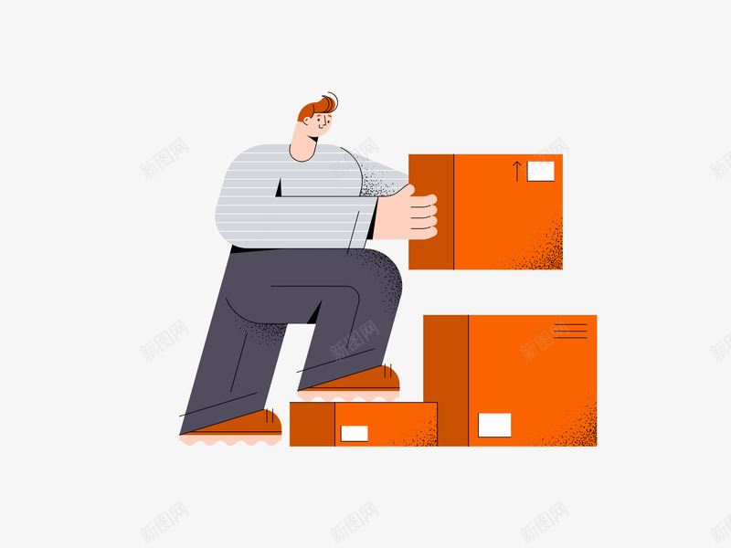 送货快递png免抠素材_88icon https://88icon.com 送货 快递
