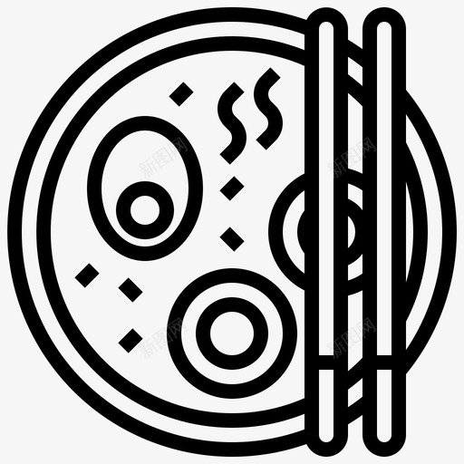 拉面亚洲美食svg_88icon https://88icon.com 东方 拉面 亚洲 美食 营养 东方东方 食品