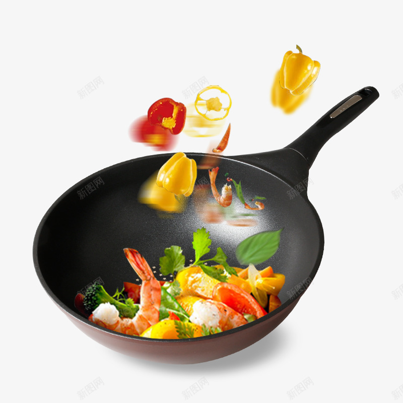 炒菜铁锅虾仁辣椒其他壁纸png免抠素材_88icon https://88icon.com 炒菜 铁锅 虾仁 辣椒 其他 壁纸