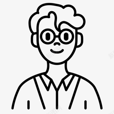 男人头像男性用户图标icon 男人头像男性用户图标