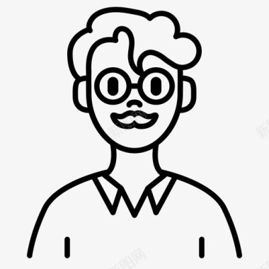 男人头像男性用户图标icon 男人头像男性用户图标