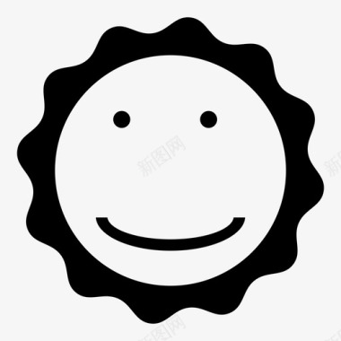 阳光晴朗的天气夏天图标icon 阳光晴朗的天气夏天图标