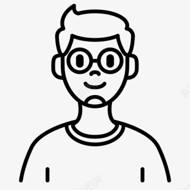 男人头像男性用户图标icon 男人头像男性用户图标
