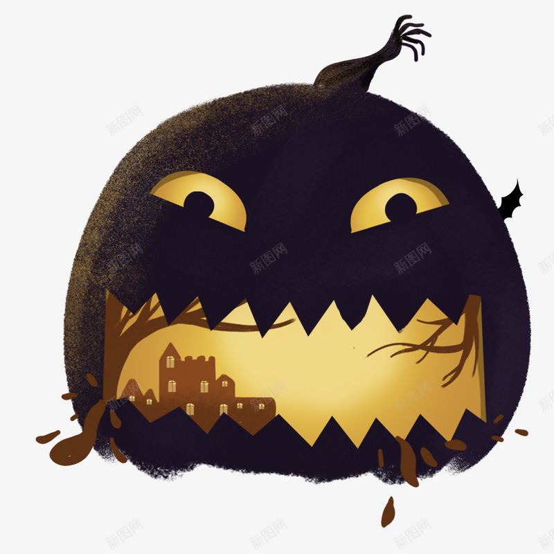 万圣节装饰免扣恋蝶设计png免抠素材_88icon https://88icon.com 万圣节 装饰 免扣 恋蝶 设计