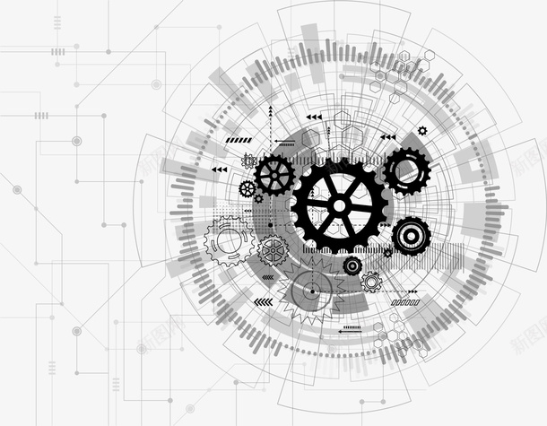 几何齿轮背景高清矢量素材png免抠素材_88icon https://88icon.com 信息科技 几何 工程机械 时尚背景 机械背景 机械零件 科技未来 科技背景 精美 齿轮