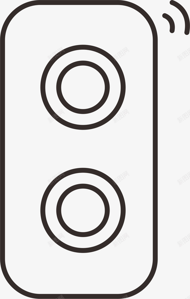黑白简笔画音箱png免抠素材_88icon https://88icon.com 黑色 音乐 简笔画 音箱